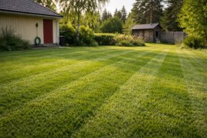 nurmikon leikkuutekniikka